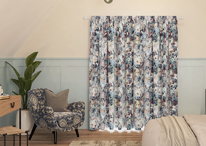 Philippa, Petrol - Made to Measure Curtains - Image 7